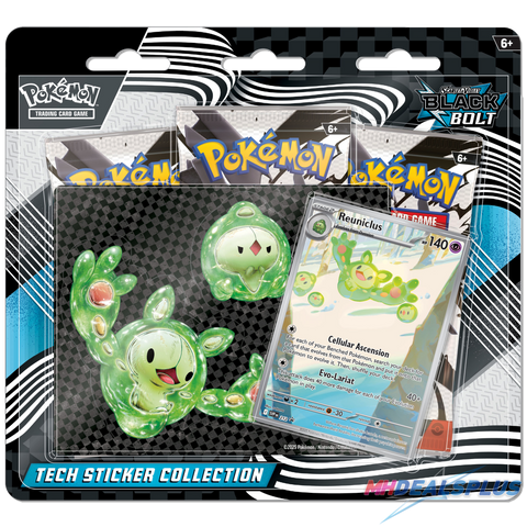 Pokemon Black Bolt Tech Sticker Collection